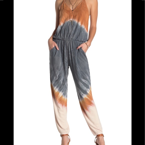 Young Fabulous & Broke Pants - Young Fabulous & Brooke tie dye jumpsuit